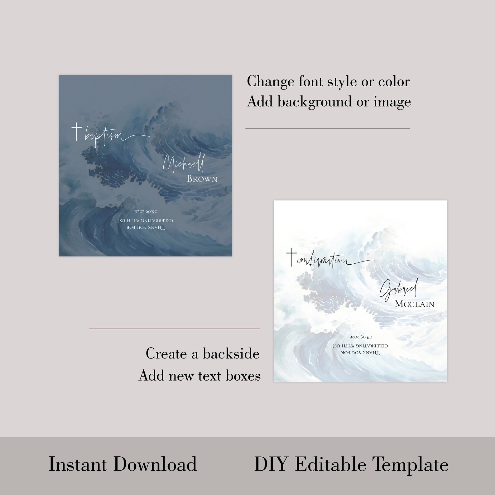 Chocolate Bar Wrapper Confirmation Template Dusty Blue Chocolate ...