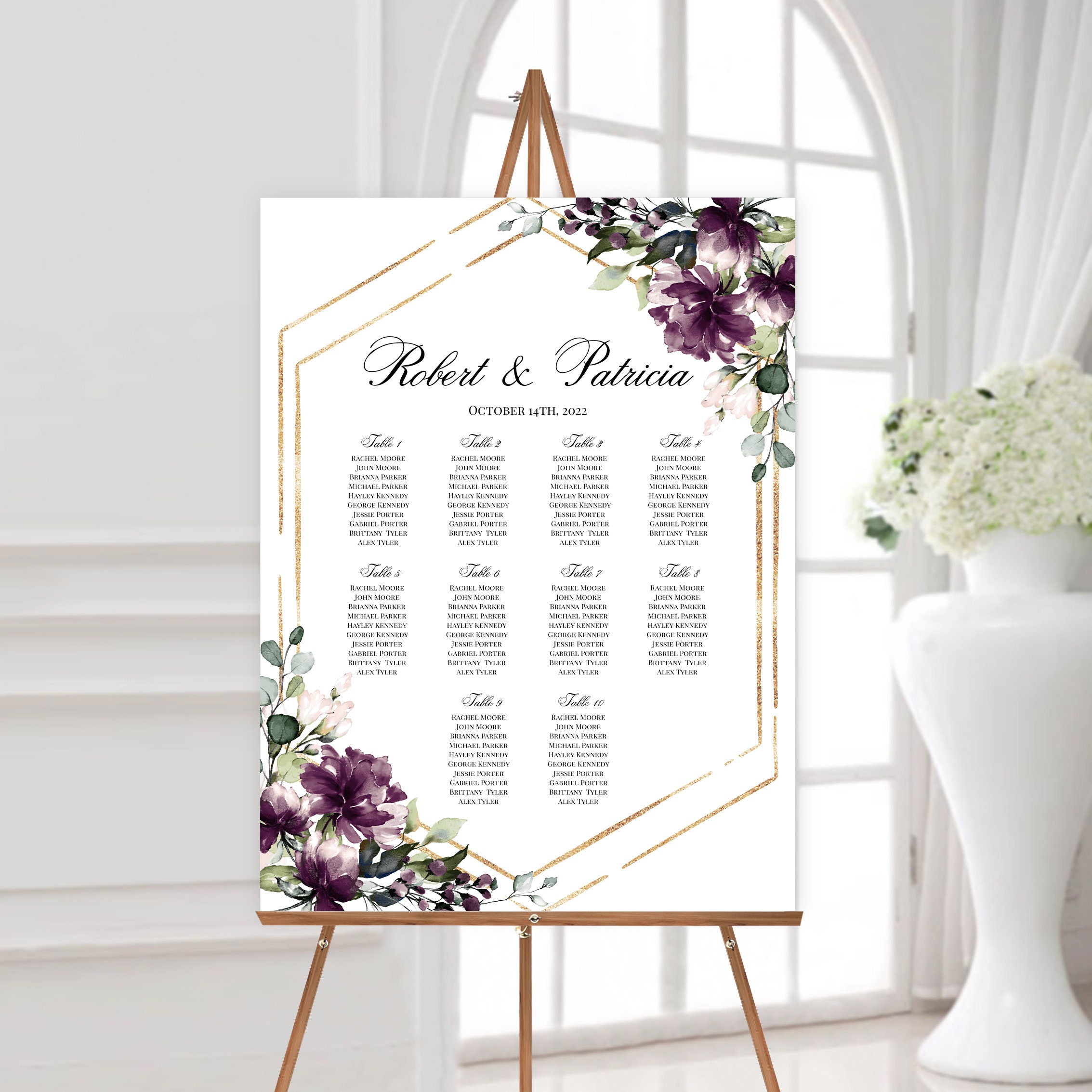 Wedding Welcome Sign Stand ,flower Stand for Wedding Party, Welcoming  Decor,wedding Party Decor Backdrop,seating Chart Stand 