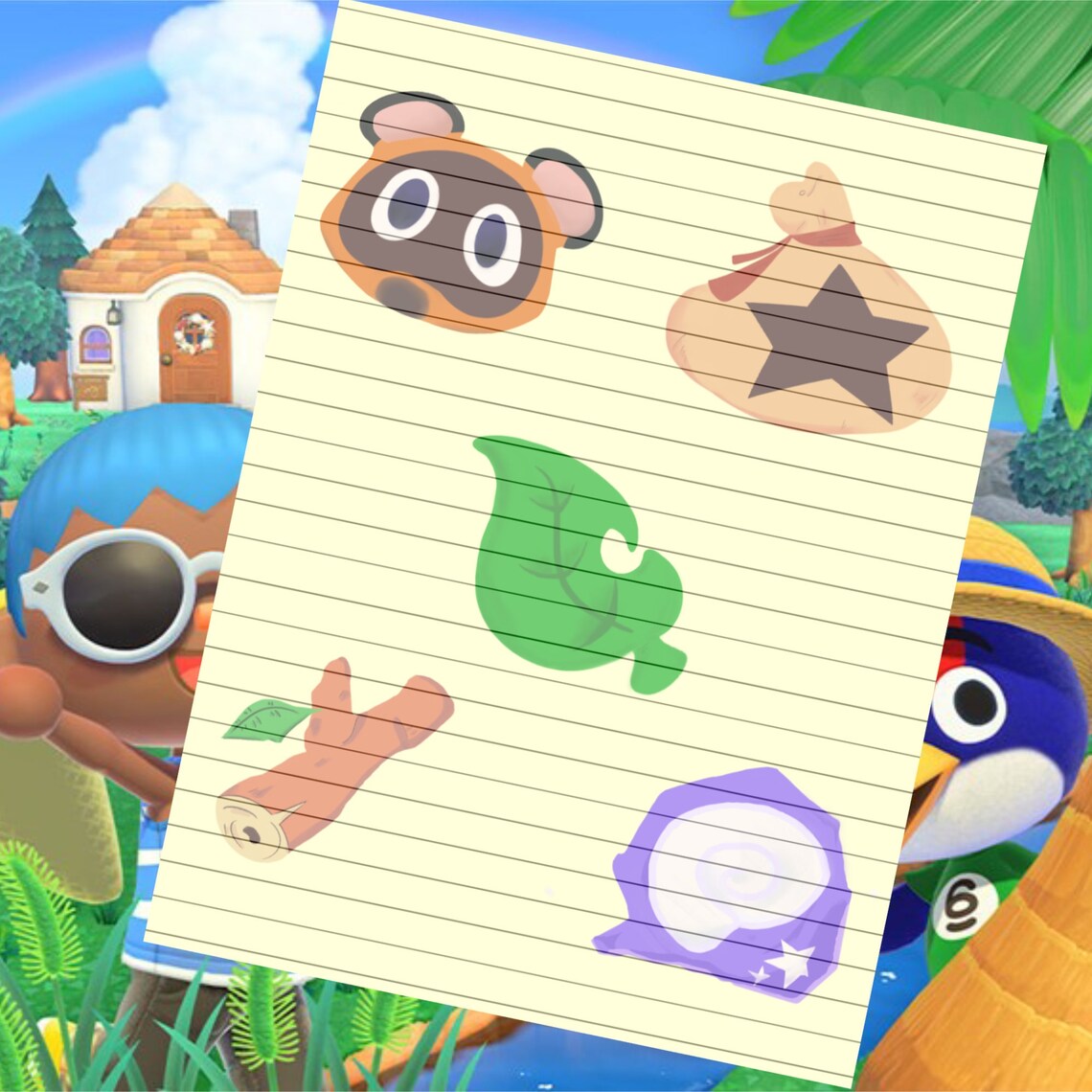 Animal crossing planner Instant Download. Kawaii inserts Ready | Etsy