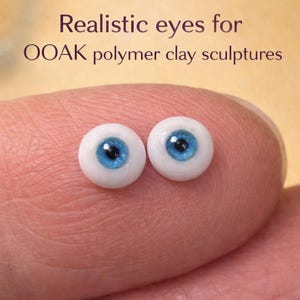 Polymer Clay Eye Tutorial PDF - Realistic Doll Eyes with UV Resin - DIY Art Doll & Fantasy Eye Making Guide