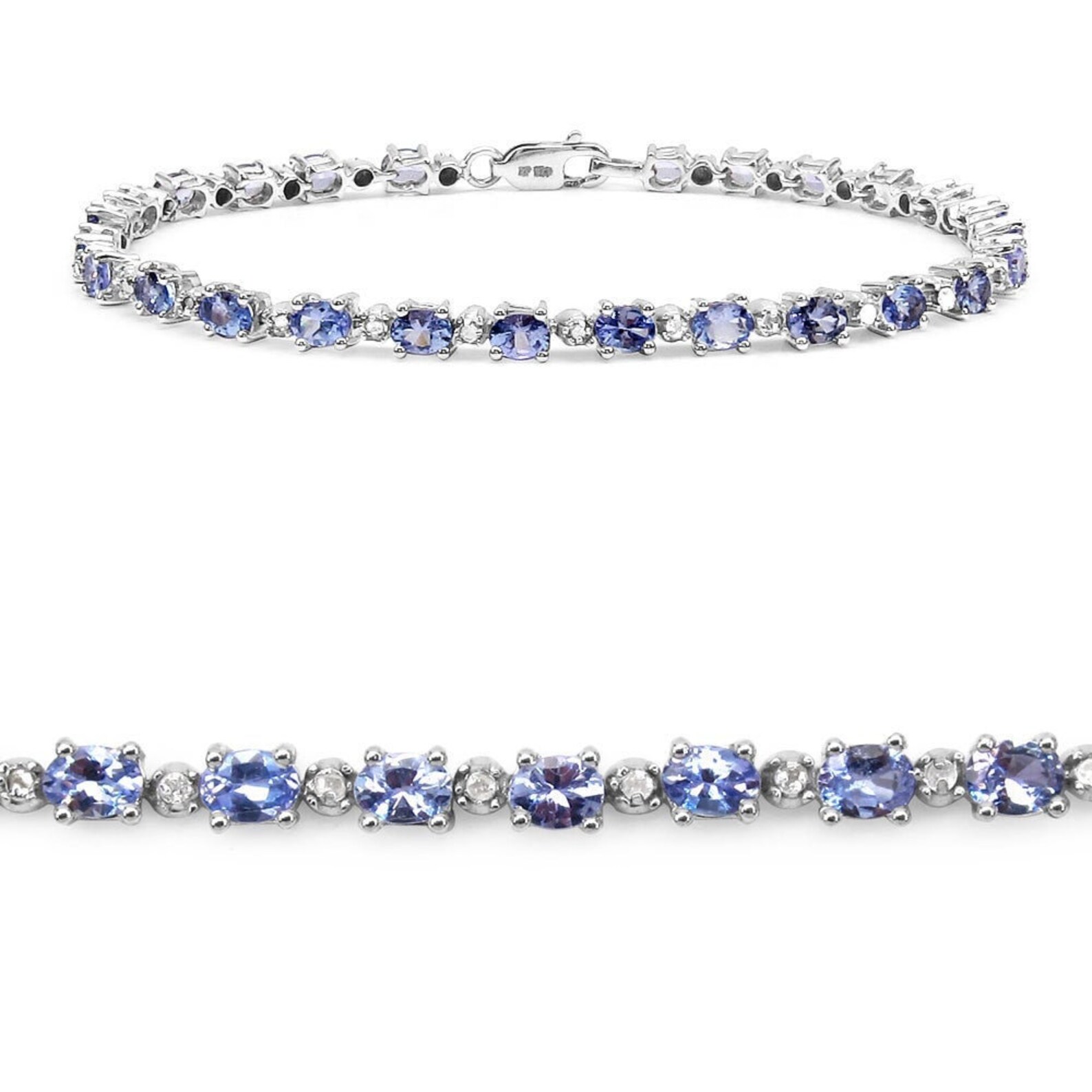 Tanzanite tennis bracelet Clearance