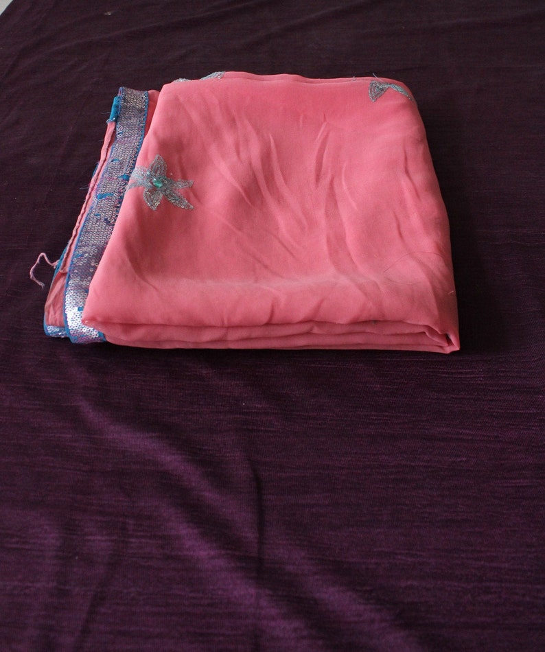 Old Saree Vintage Sari Used Saree Used Drapes Vintage Saree Fabric Sari Fabric