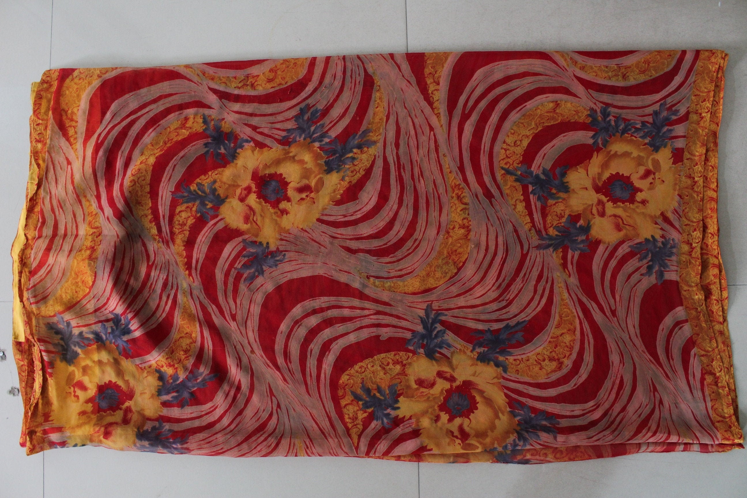 Vintage Pure Fabric Indian Clothing Traditional Etsy UK