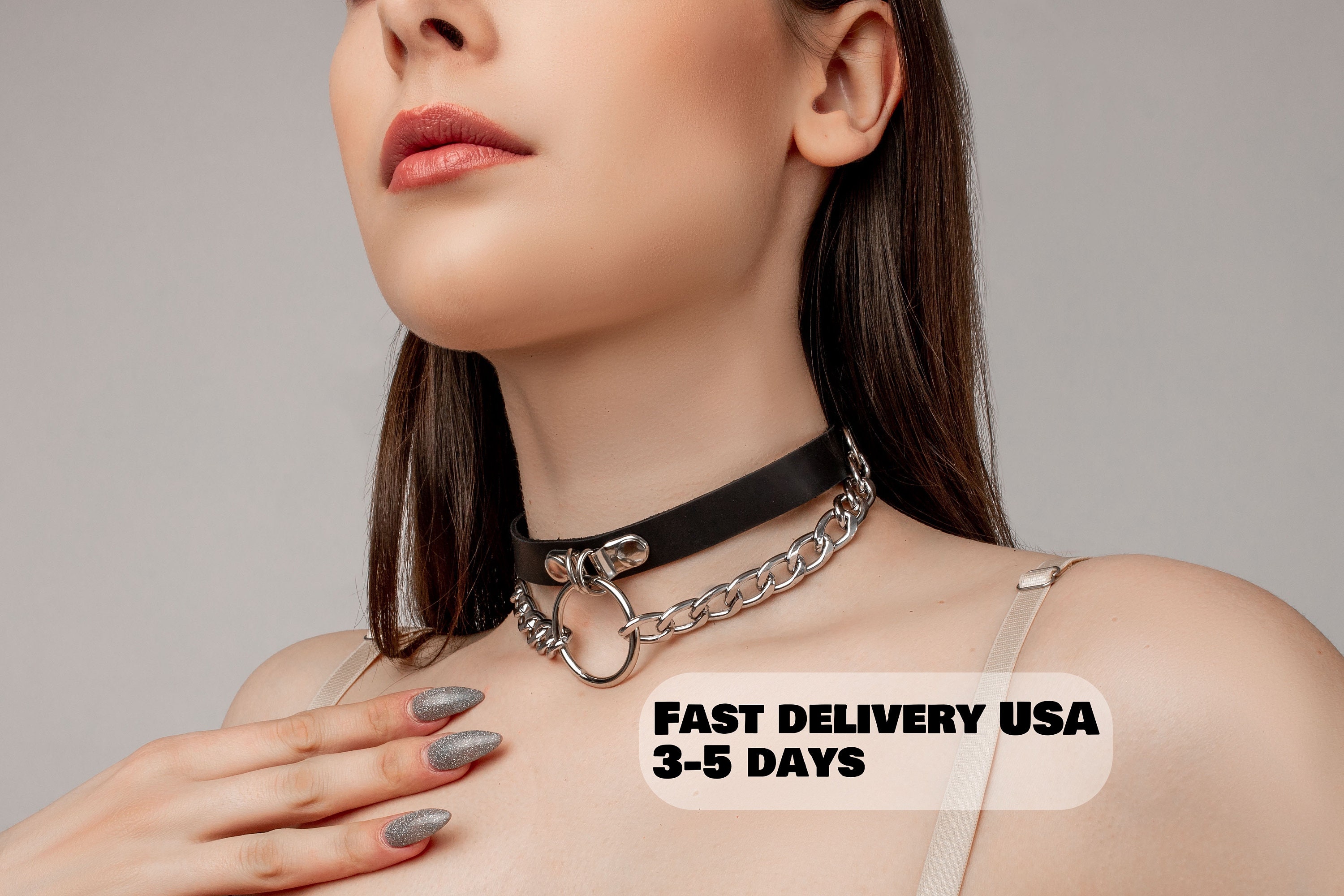 Black Pu Leather Collar Choker Punk Rock Gothic Style Chokers For Women Men  Necklace Statement Jewelry - Jewelry & Accessories - Temu Netherlands