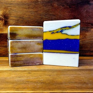 Handmade Coconut Milk & Shea Butter Soap | Moisturizing and Gentle for All Skin Types | Relax Scent