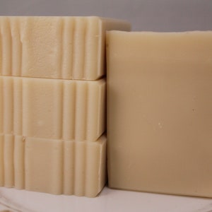 Handmade Coconut Milk & Shea Butter Soap | Moisturizing and Gentle for All Skin Types | Unscented