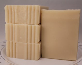 Handmade Coconut Milk & Shea Butter Soap | Moisturizing and Gentle for All Skin Types | Unscented