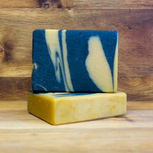 Handmade Coconut Milk & Shea Butter Soap | Moisturizing and Gentle for All Skin Types | Charcoal and Moon Shine  | Viking Scent