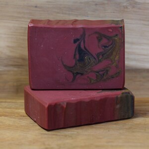 Handmade Coconut Milk & Shea Butter Soap | Moisturizing and Gentle for All Skin Types | Dragon&#39;s Blood Scent