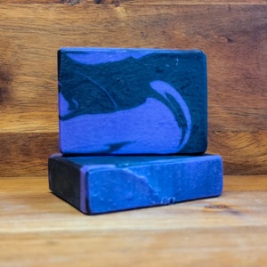 Handmade Coconut Milk & Shea Butter Soap | Moisturizing and Gentle for All Skin Types | Charcoal and Moon Shine  | Southern Voodoo Scent