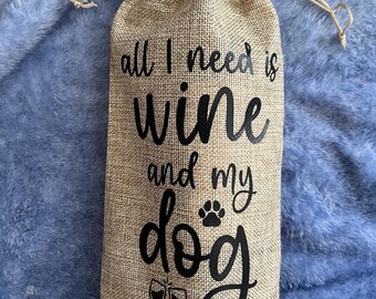 Dog Wine Bag