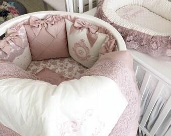 oval crib bumper