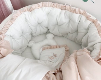 Oval Crib Bumper Etsy