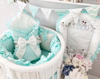 Oval Crib Bumper Etsy