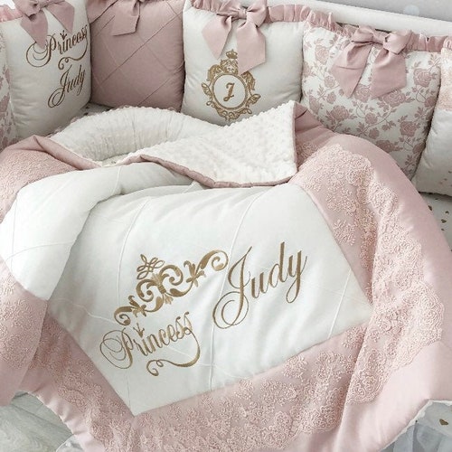 Baby Girl Blanket Personalized Receiving Blankets Baby Etsy