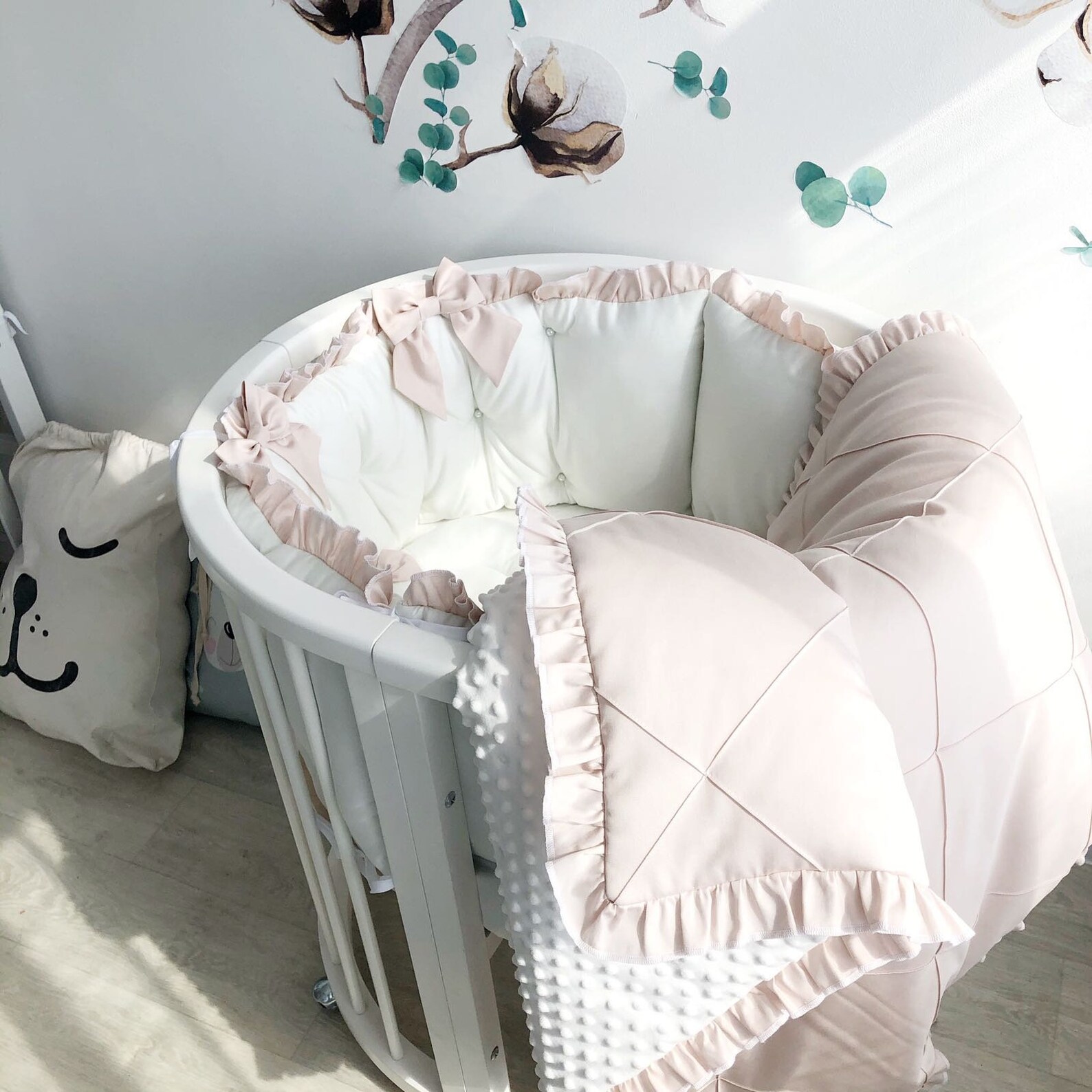Stokke Sleepi Bedding Stokke Mini Baby girl crib Etsy