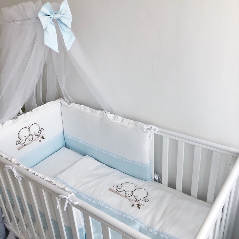 Baby Boy Crib Bedding Sets Crib Bumper for Boy and Baby Sleep Etsy