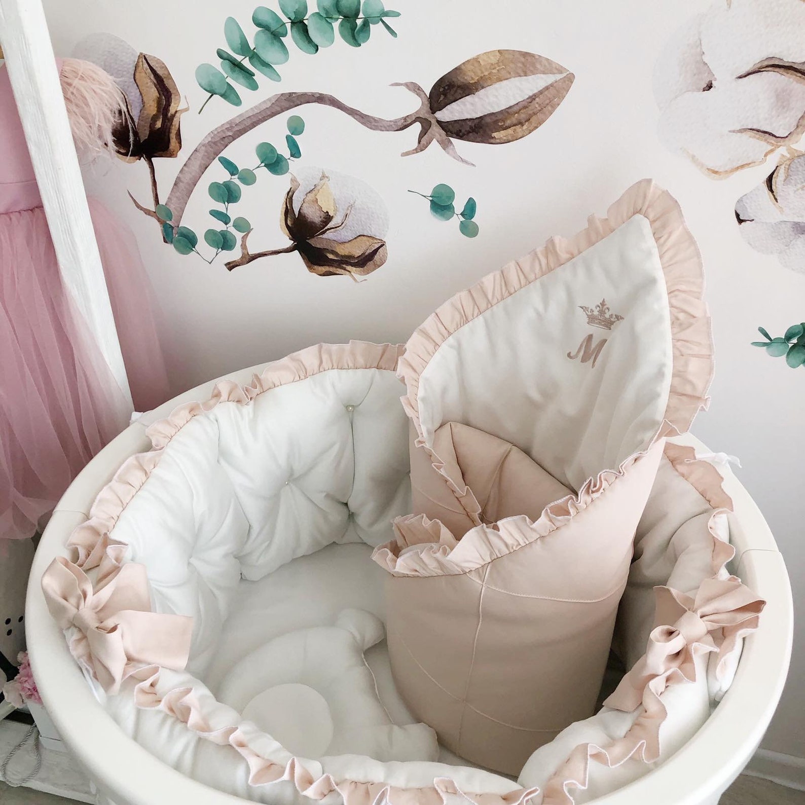 Stokke Sleepi Bedding Stokke Mini Baby girl crib Etsy