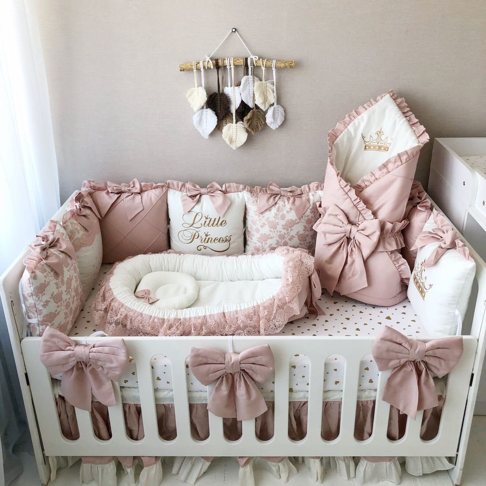 Bumper pillow crib bumper crib bumpers bumper pads Etsy