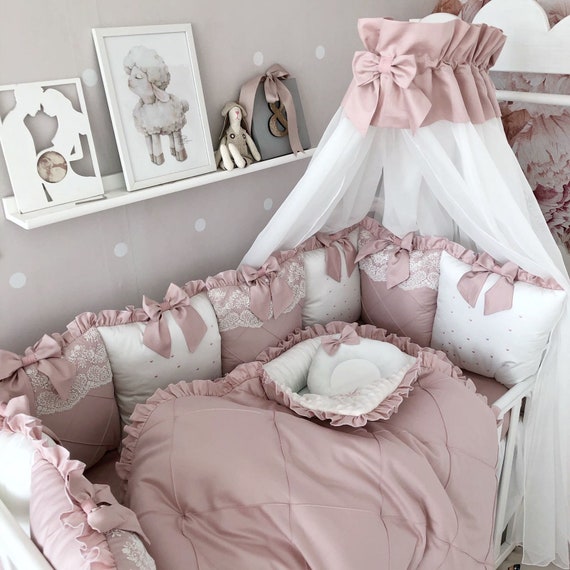 Baby Girl Crib Bedding Set Luxury Crib Bedding Baby Nest Crib Etsy,Fashion Designer Job Outlook