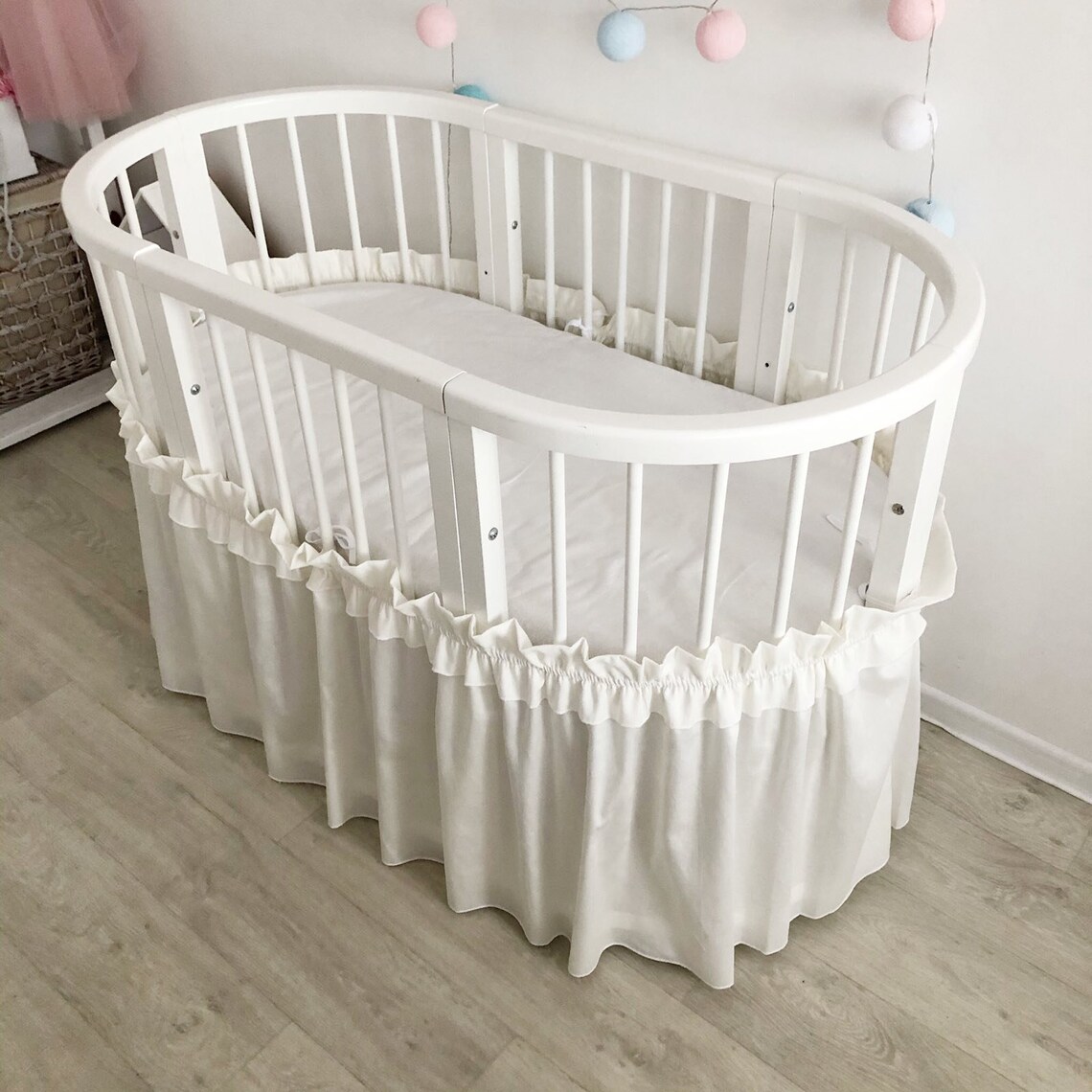 Stokke Sleepi Crib Skirt Stokke Skirt Skirt for Round Crib Etsy