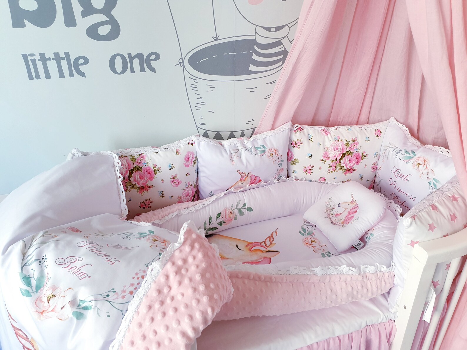 Baby nest and Baby blanket set Baby Nest Bed Personalized Etsy