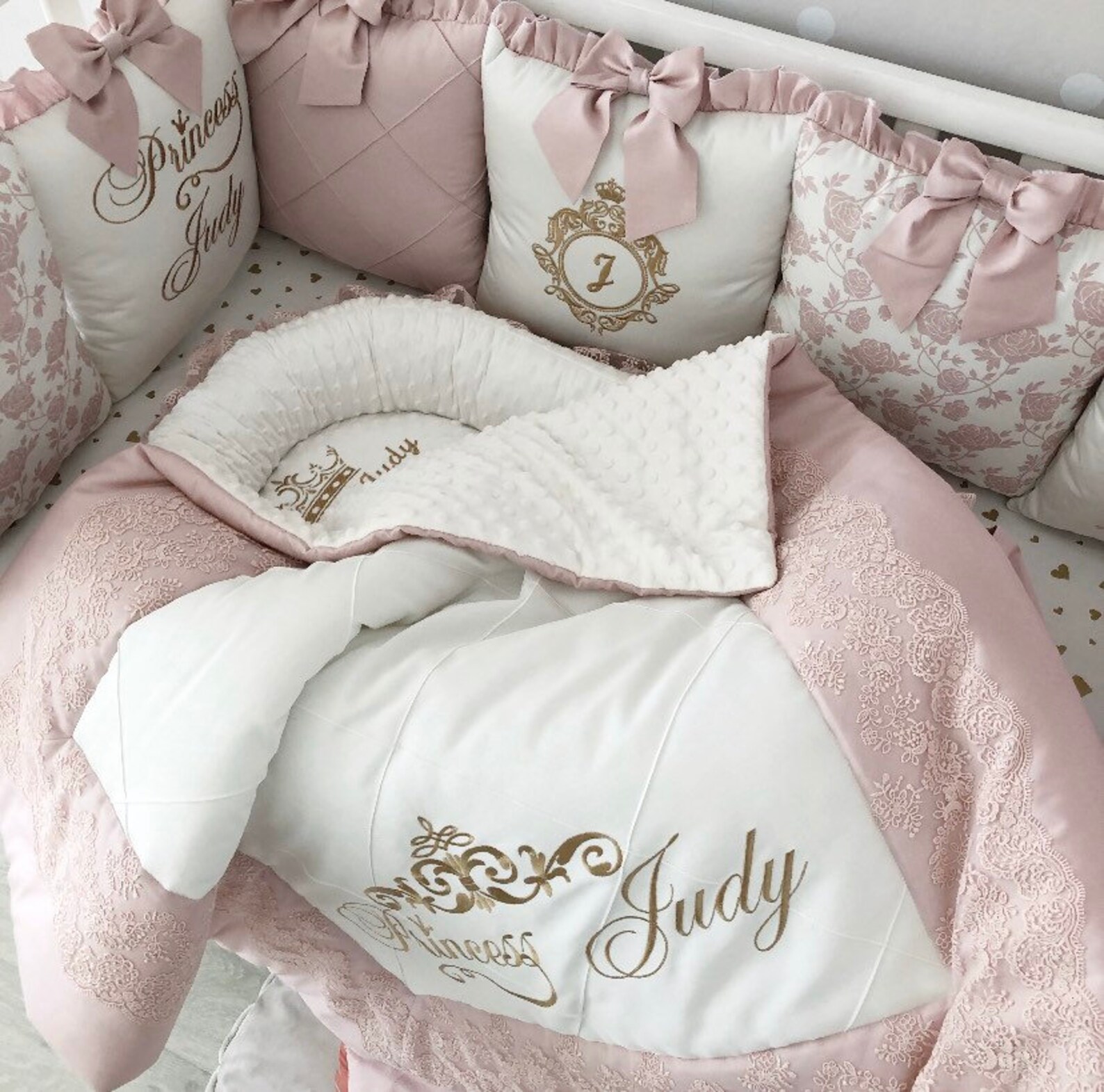 Baby Girl Blanket Personalized Receiving Blankets Baby Etsy