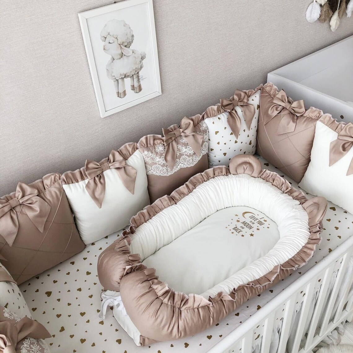 Baby Nest Bed for Boy Babynest Nest for Baby Girl Bed Baby Etsy