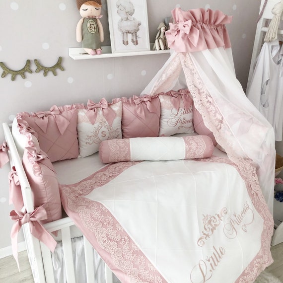 baby girl cot bedding