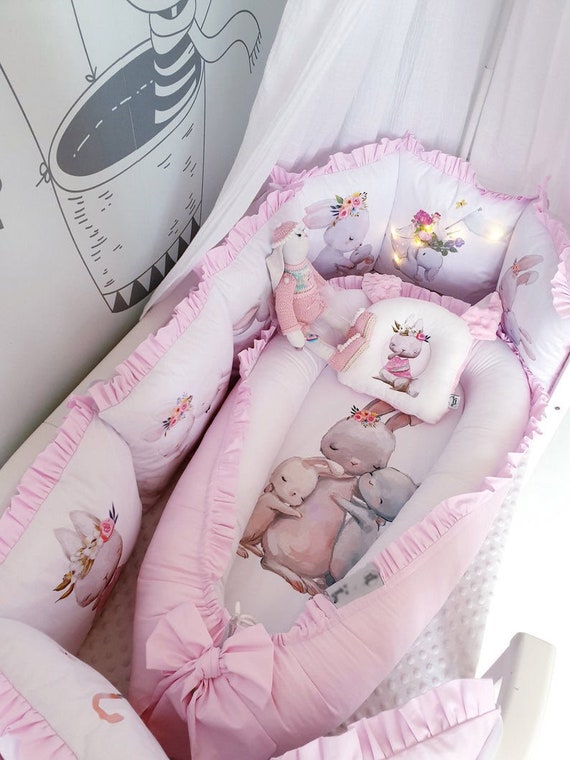 Newborn baby nest Baby nest for girl Babynest with pillow Etsy