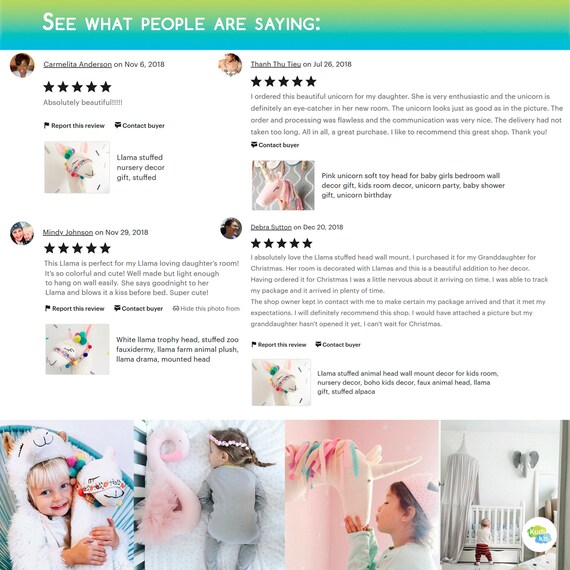 animal head wall decor nursery