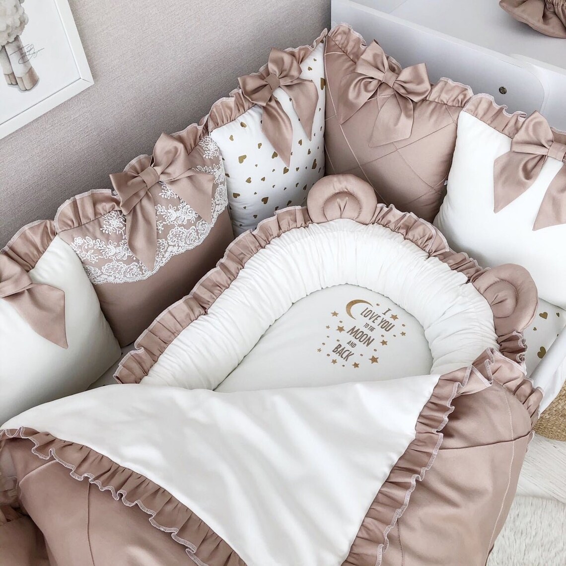 Baby Nest Bed for Boy Babynest Nest for Baby Girl Bed Baby Etsy