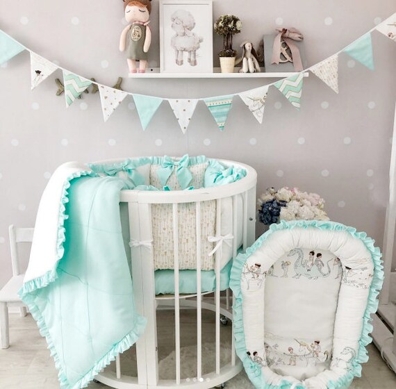 Stokke Sleepi Bedding Mini Bassinet Baby Boy Crib Stokke Sleepi Bedding Mini, Stokke Round Crib Bedding Boy