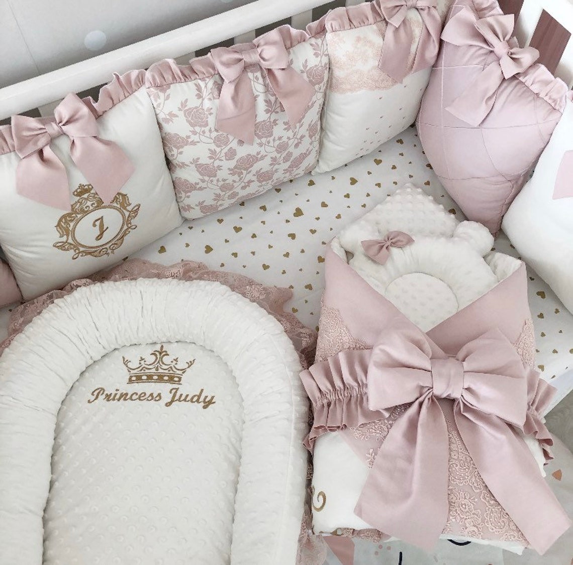 Baby Girl Blanket Personalized Receiving Blankets Baby Etsy