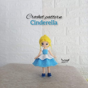 Crochet Cinder amigurumi pattern doll, PDF in English,  PATRÓN MUÑECA- #D2421