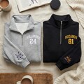 Team Hollanov Embroidered Premium Quarter-Zip Sweater, Hollander Rozanov Hockey Sweatshirt, Hockey Romance Unisex LGBT Tee, Hockey Fan Gift product logo