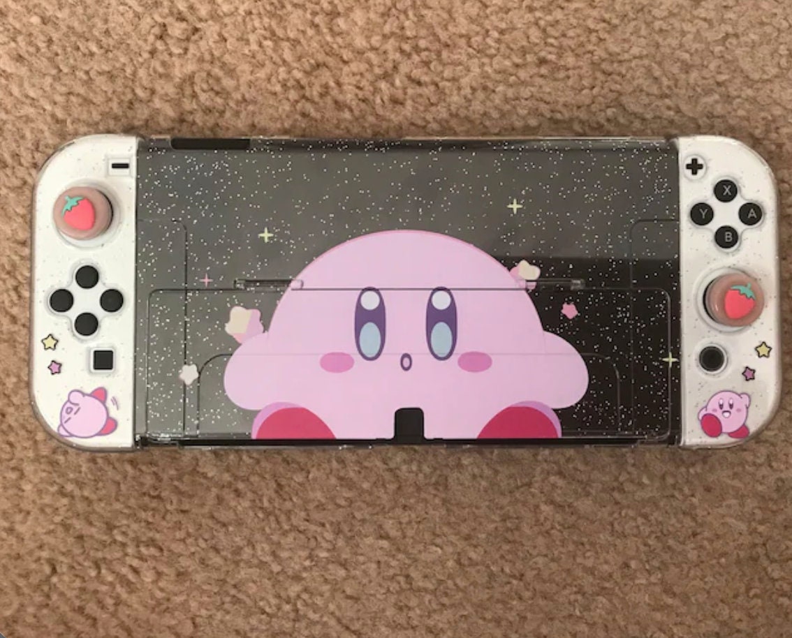 Kirby Inspired Nintendo Switch Controllers