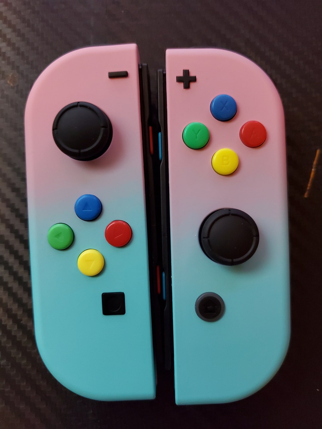 New Nintendo Switch Custom Joycons Soft Touch Baby Blue and Etsy