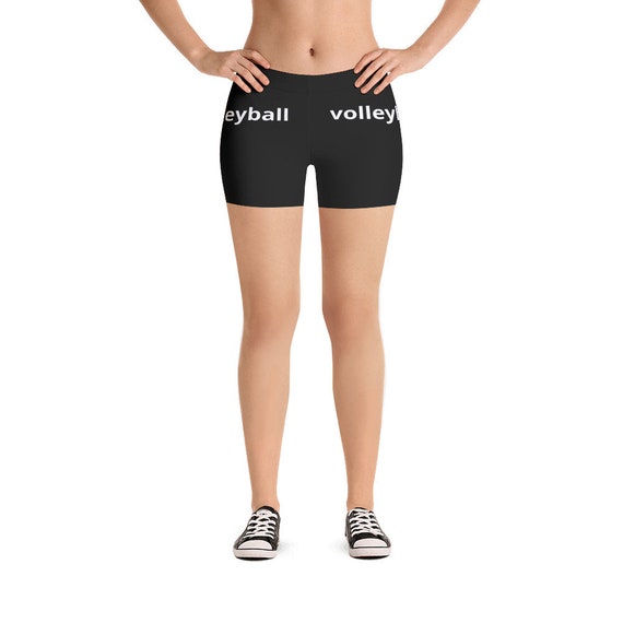 black spandex volleyball