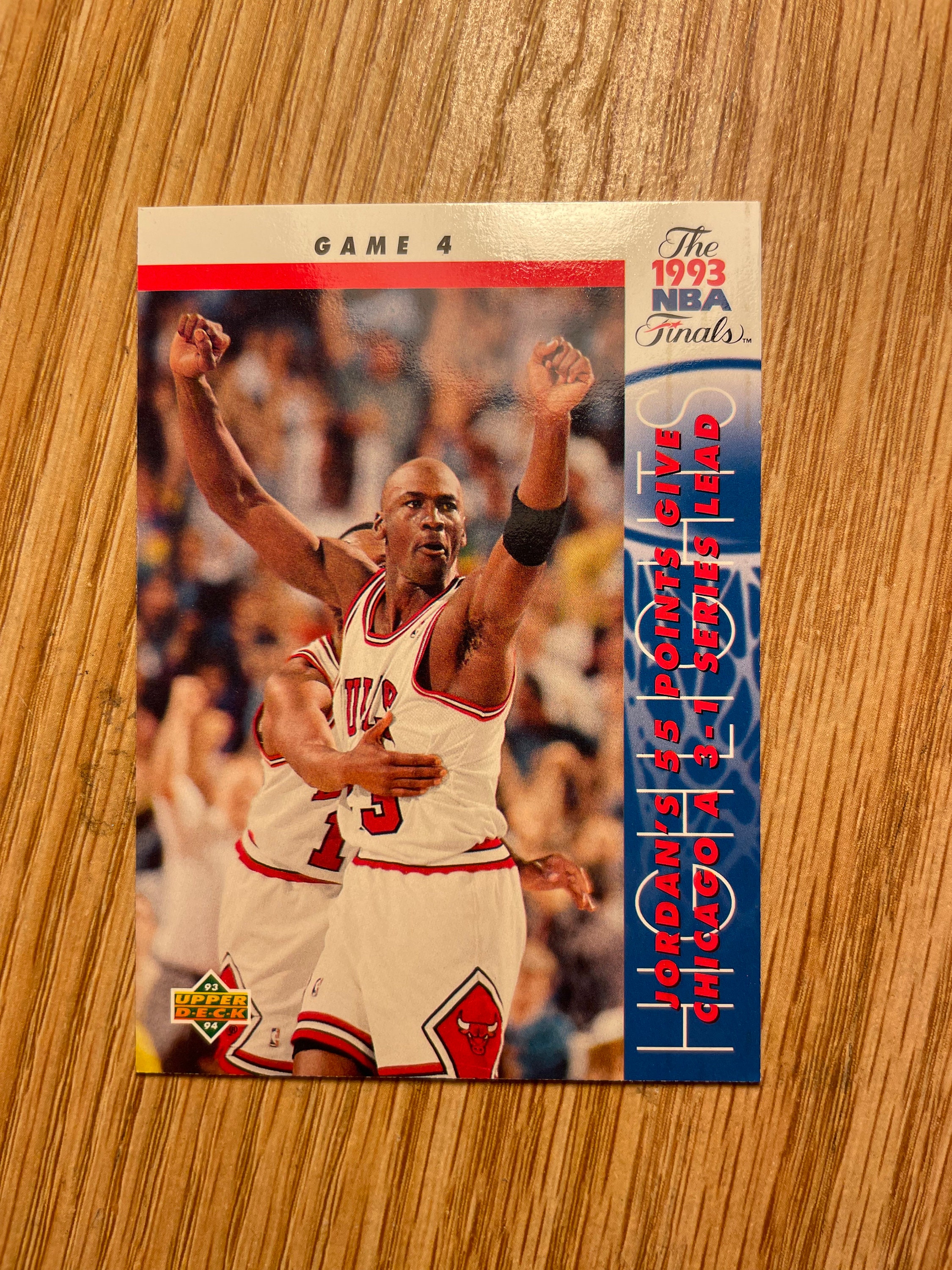 MICHAEL JORDAN 1993 UPPER DECK NBA TRADING CARD NBA PLAYOFF