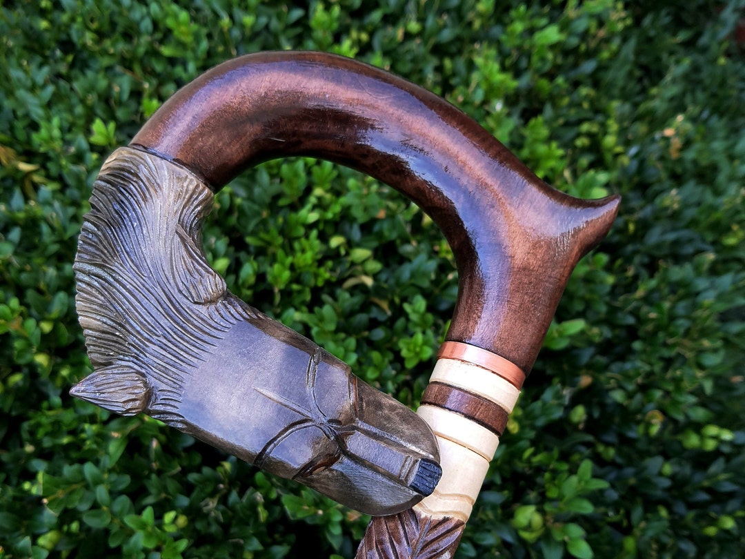 Cane Walking Stick Canes Sticks Reed Staff Wood Wooden Handcarved