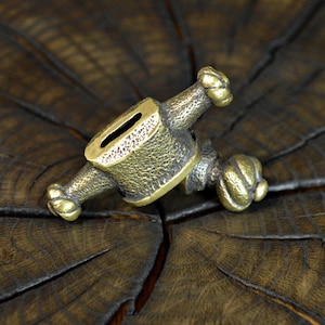 Set &quot; FINKA &quot; unique solid bronze finger guard bolster & pommel for custom knife making