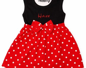 Personalized Minnie Mouse Dress