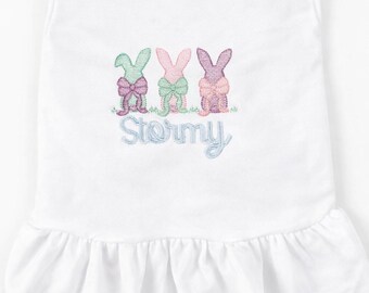 Personalized Easter Dog Dress