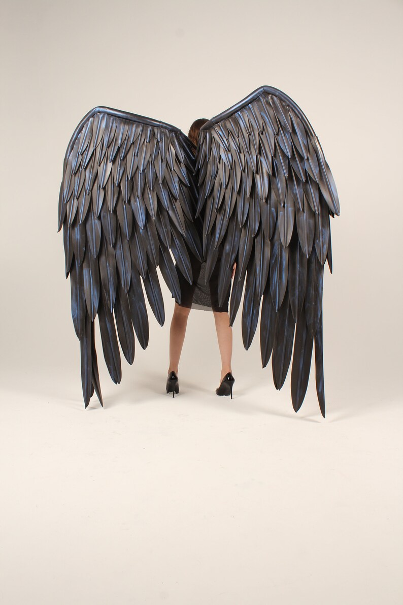 anime costume,fancy dress wings black,angel wings Miyazaki the walking castle howl