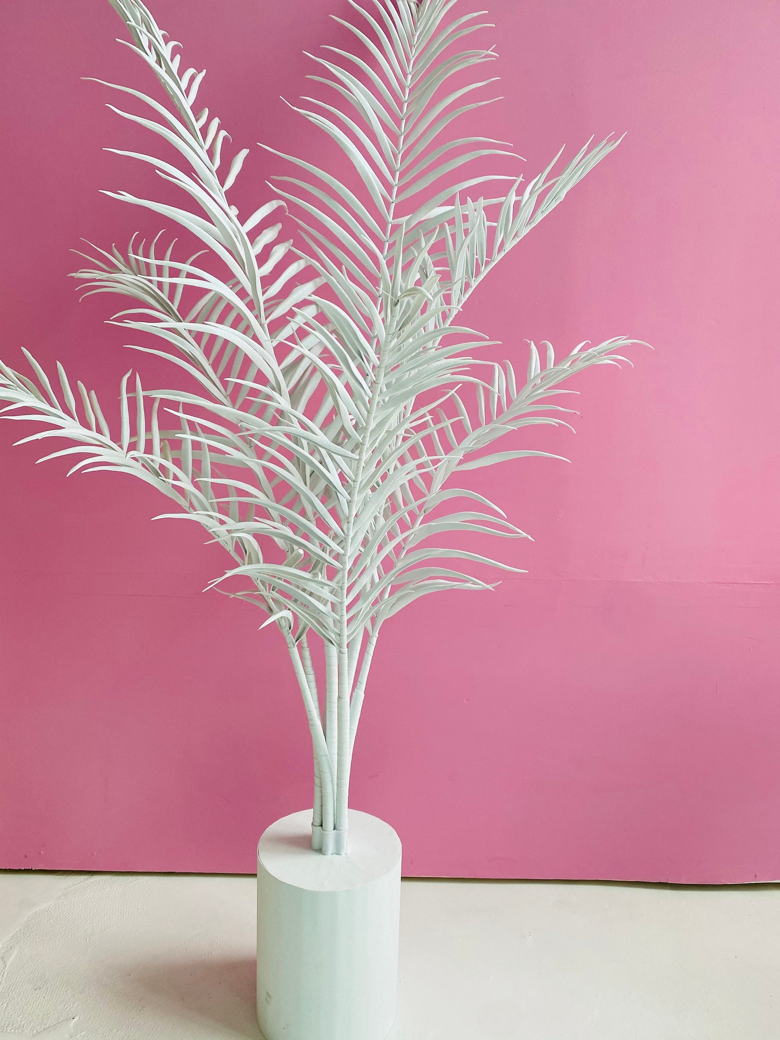 White palm tree tropical decor party decor beach decor Etsy