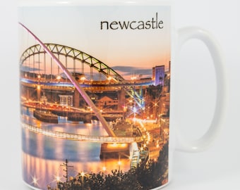 Newcastle Quayside Tequila Sunset Photo Mug