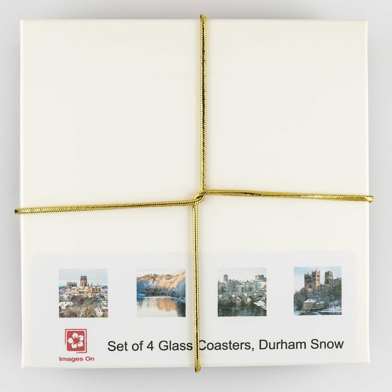 JohnGordonPhotos Durham Snow Scene Coasters - Thumbnail 4