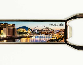Newcastle Metal Bottle Opener Fridge Magnet Tequila Sunset