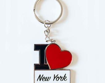 I Love New York Metal Keyring, Boxed Souvenir Gift